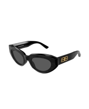 Gafas de sol de moda Balenciaga RIVE GAUCHE CAT Negra