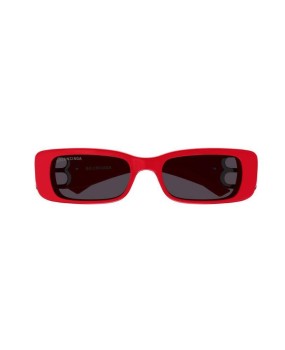 Gafas de sol de moda Balenciaga DYNASTY RECTANGLE Roja