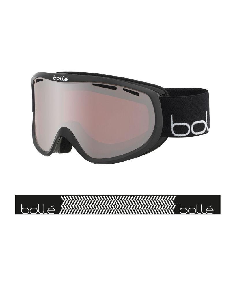 Bollé SIERRA Black White Shiny | Gafas de esquí | Tu Visión